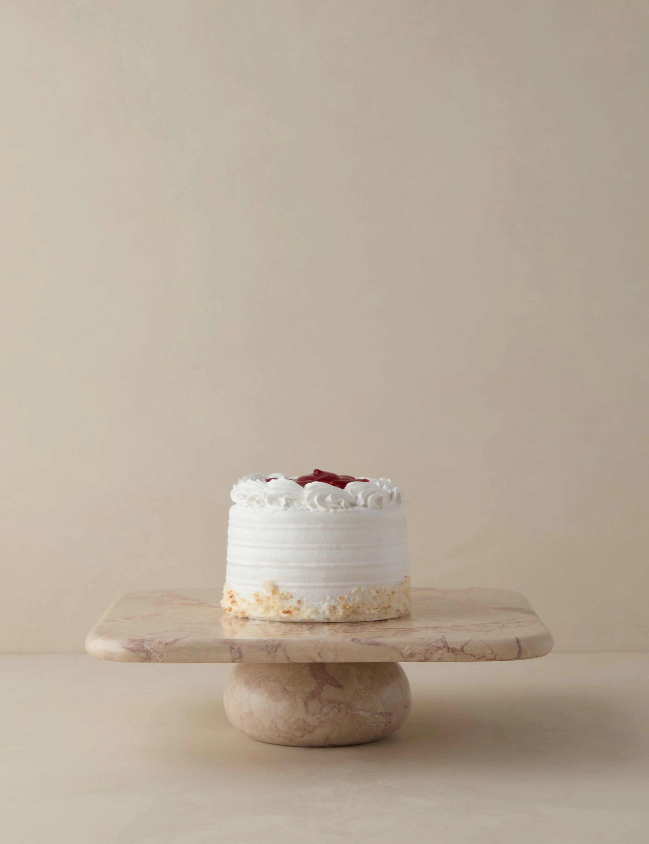 Lusine Square Marble Serving Stand