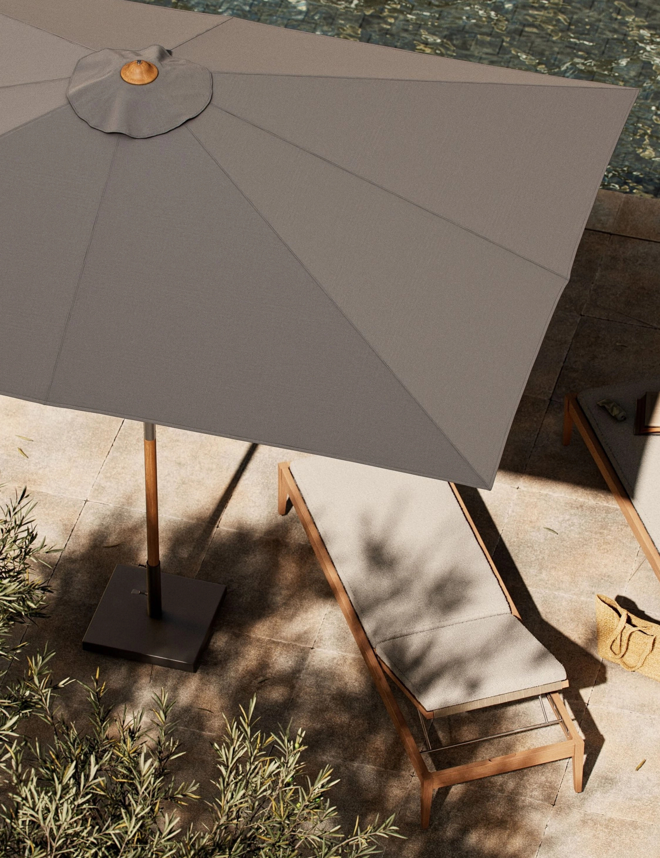 Luzita 9'10" Rectangular Outdoor Umbrella