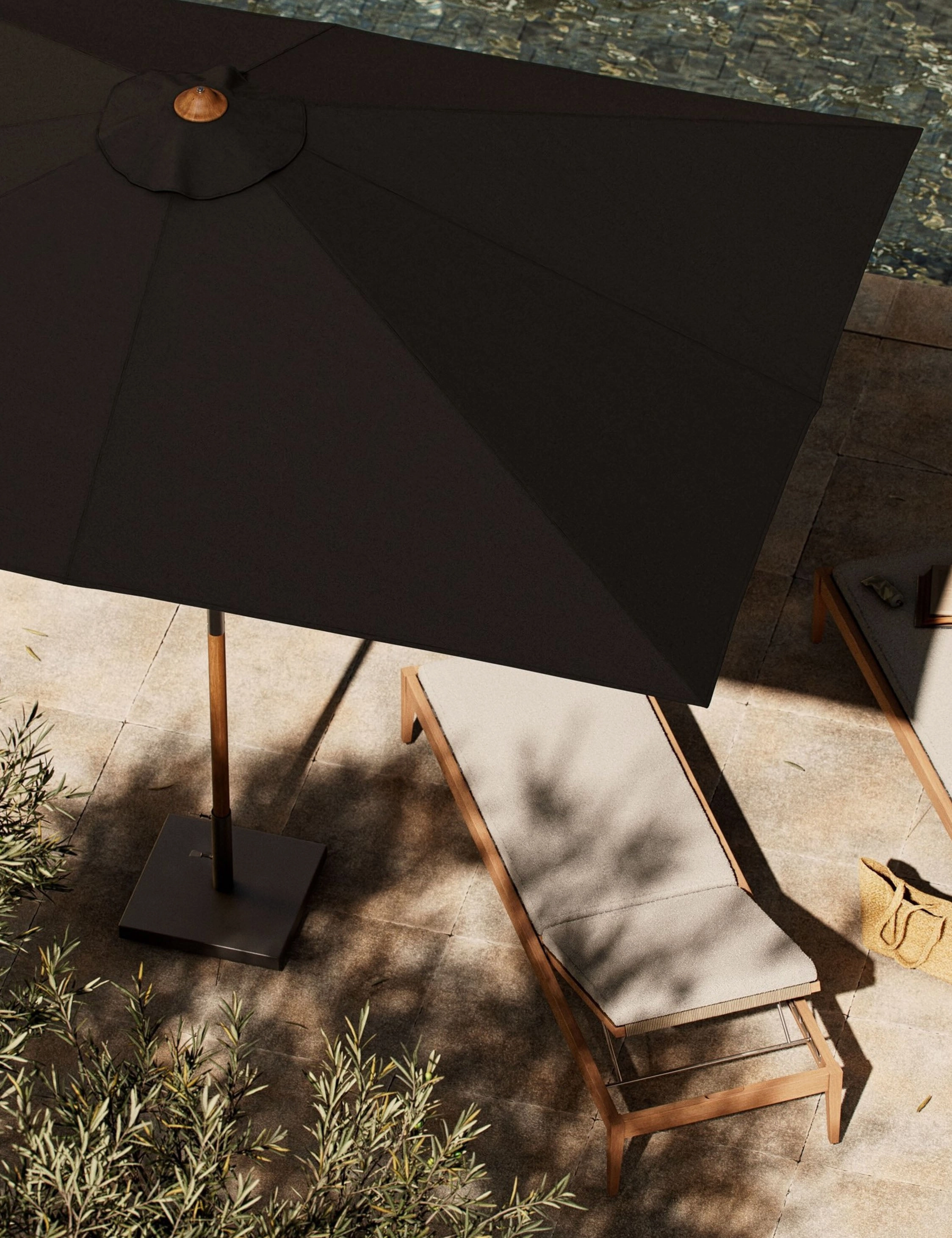Luzita 9'10" Rectangular Outdoor Umbrella