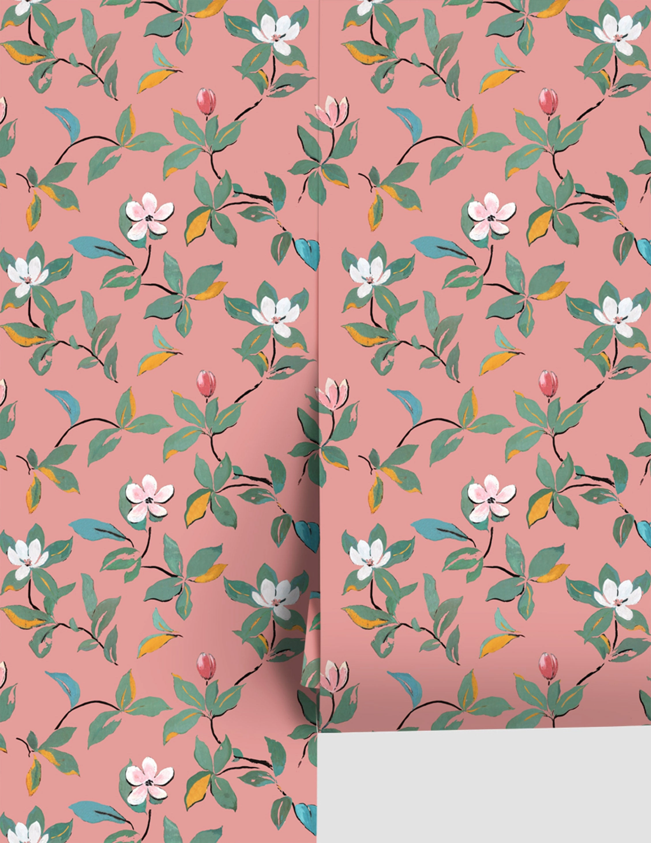 Magnolias Wallpaper by Paule Marrot 