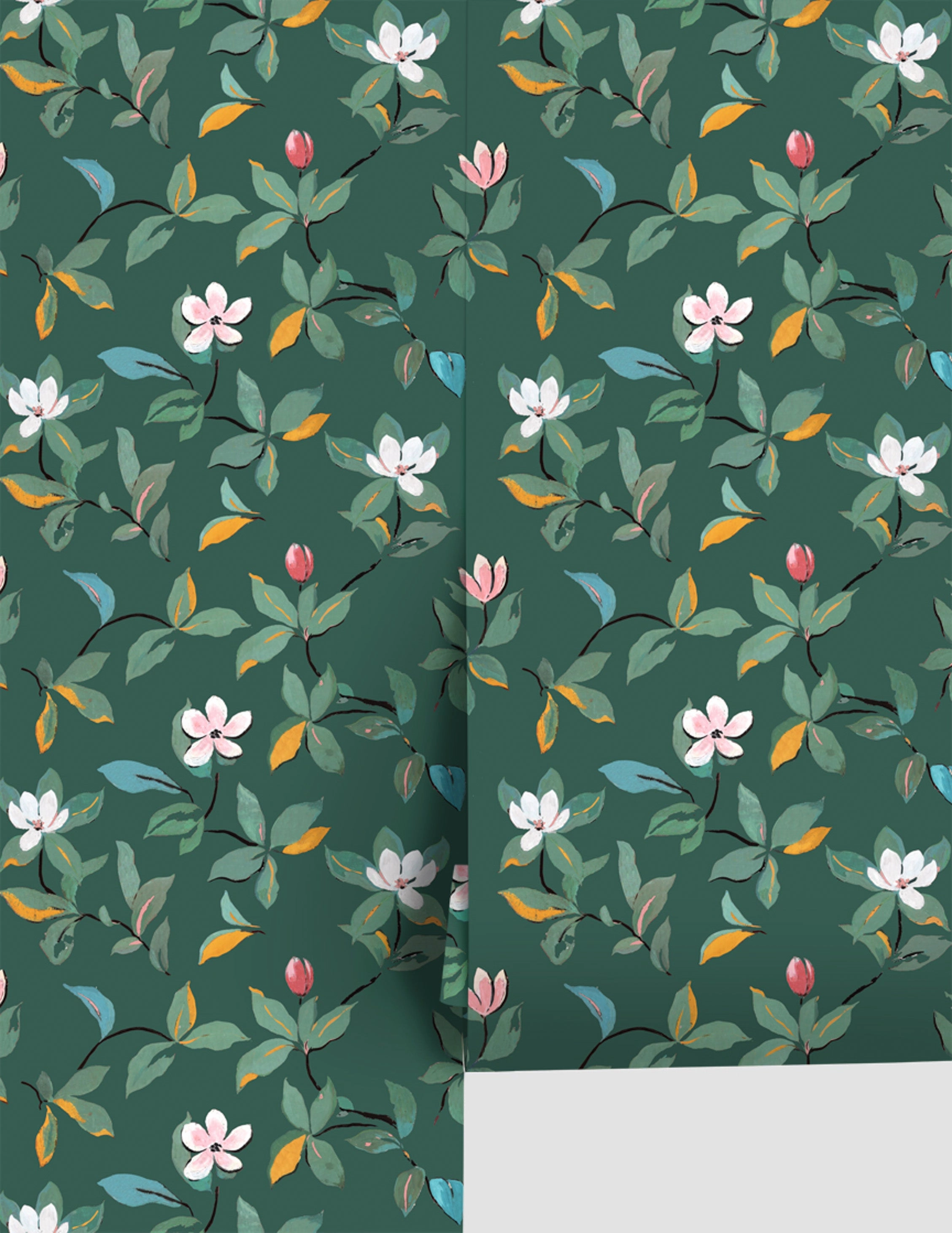 Magnolias Wallpaper by Paule Marrot