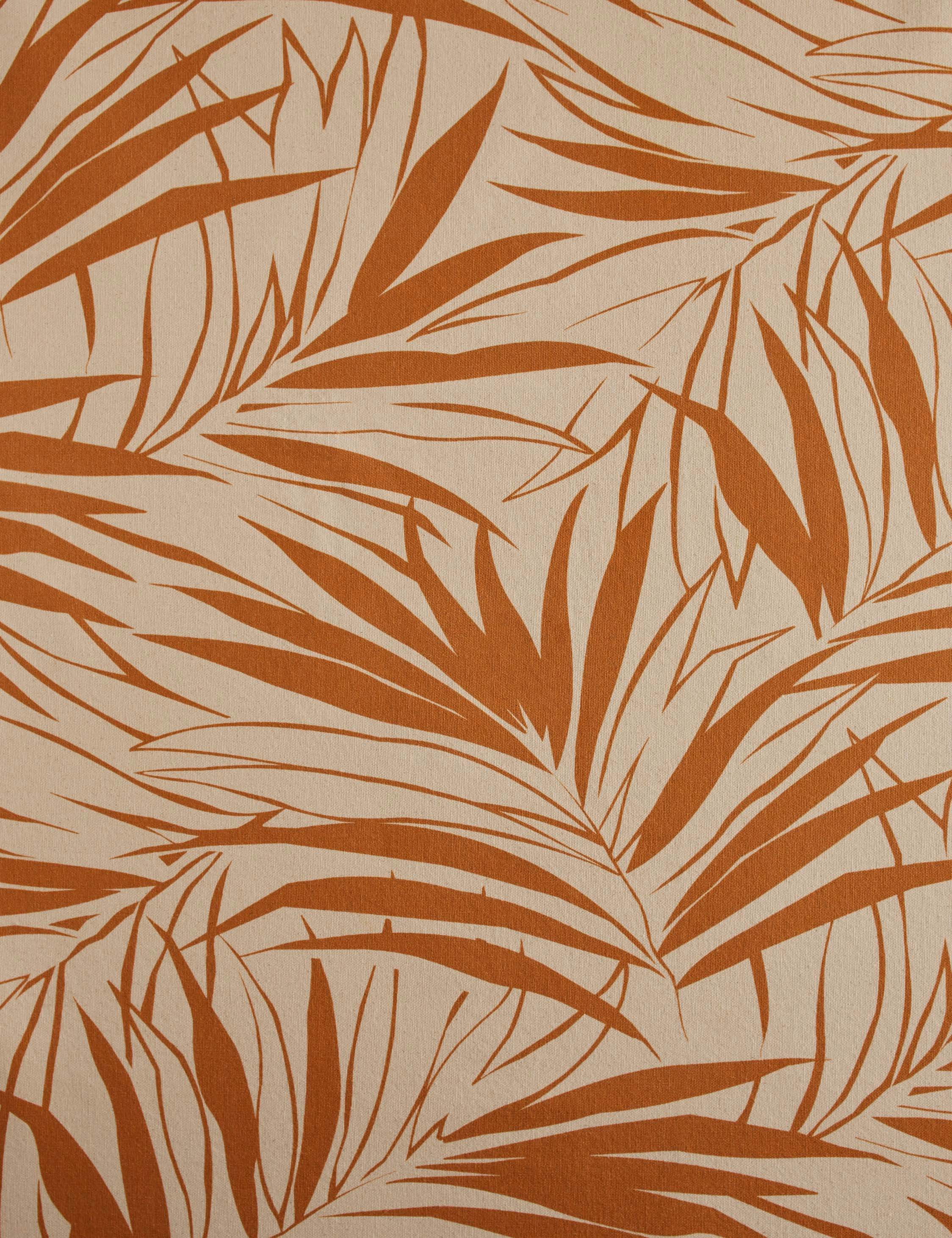 Majesty Palm Raw Canvas Fabric by Wallshoppe