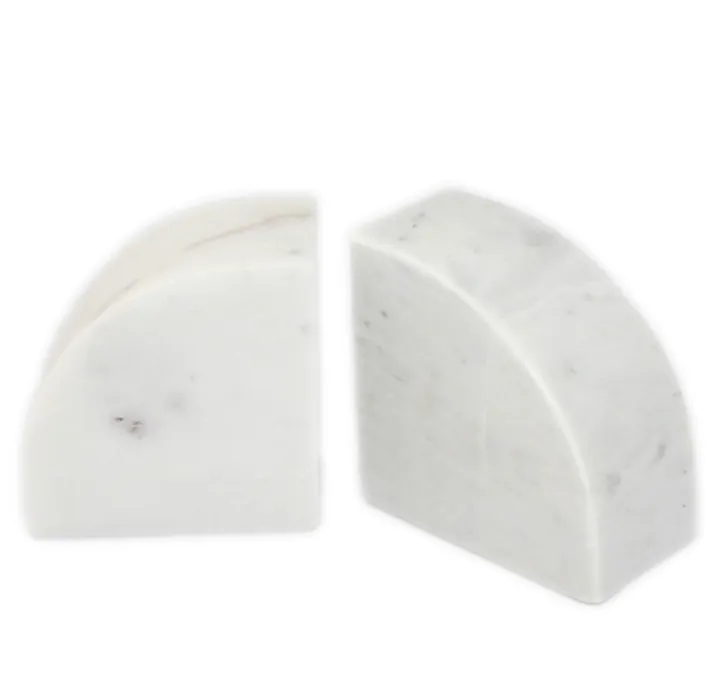 Marble Bookends-Pair