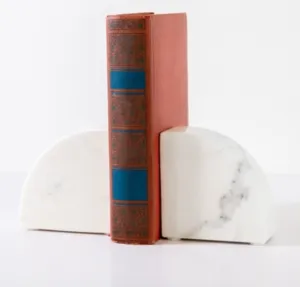 Marble Bookends-Pair 