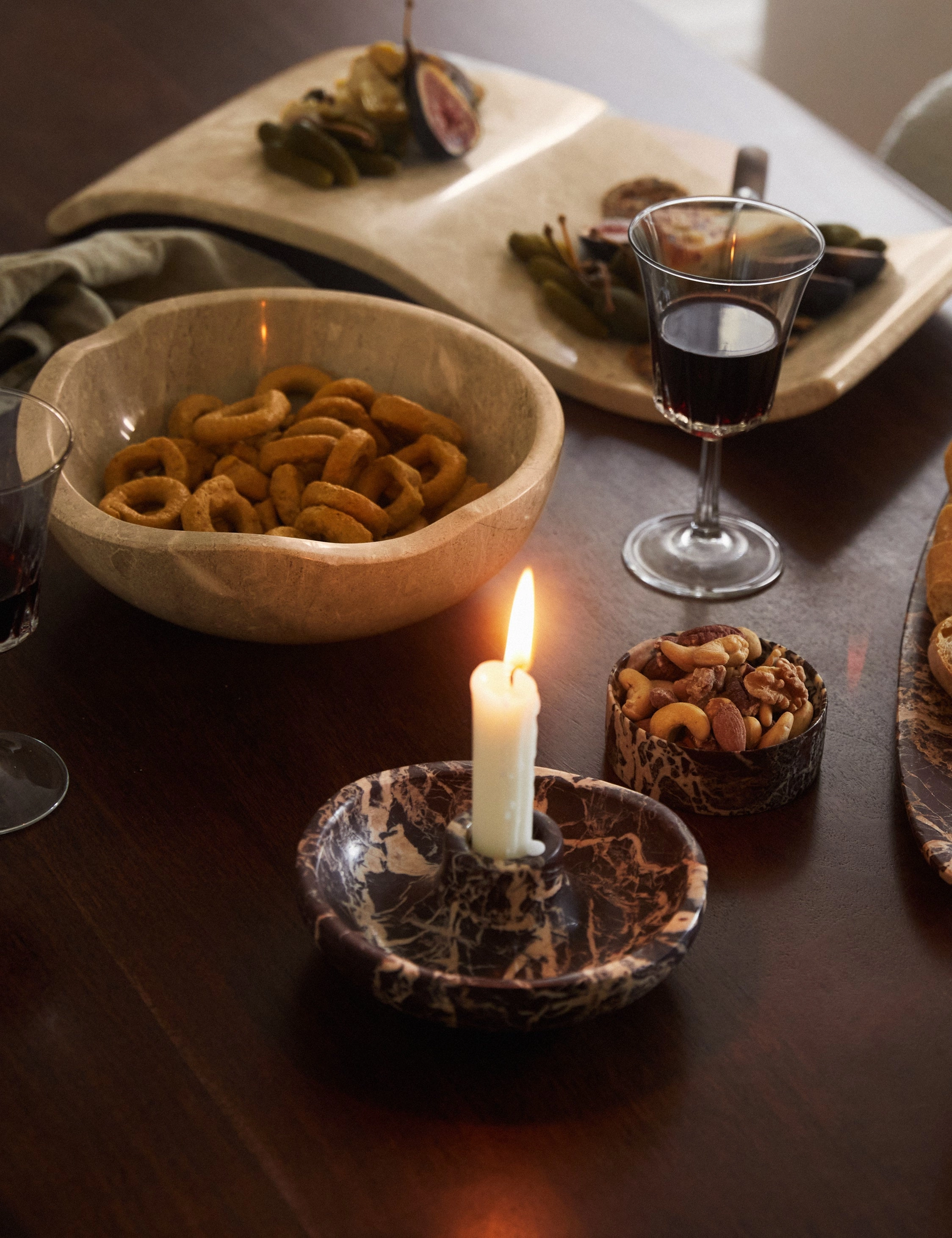Marble Candle Holder by Chlo Crane-Leroux x Anastasio Home