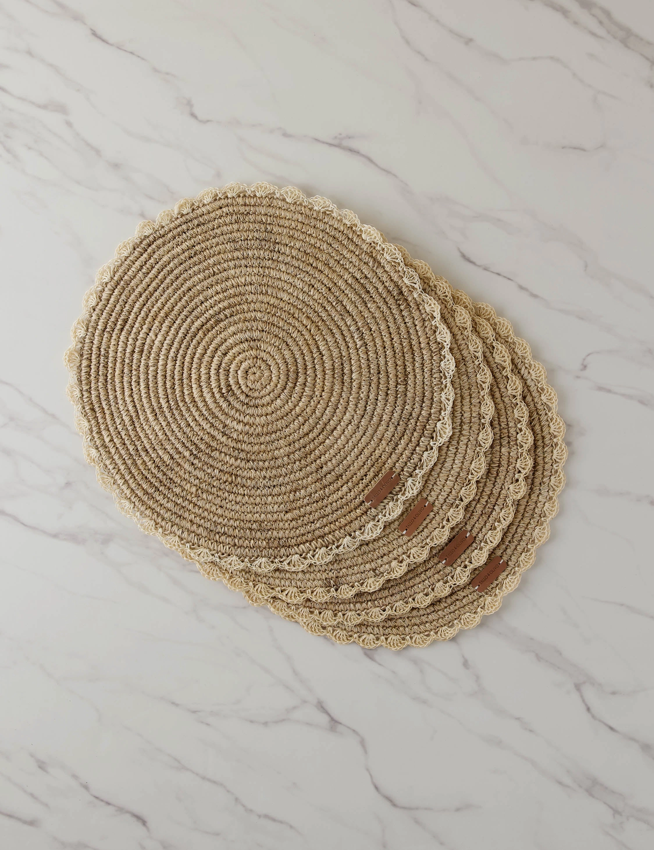 Margarita Placemats (Set of 4) by Tallo de Olivo