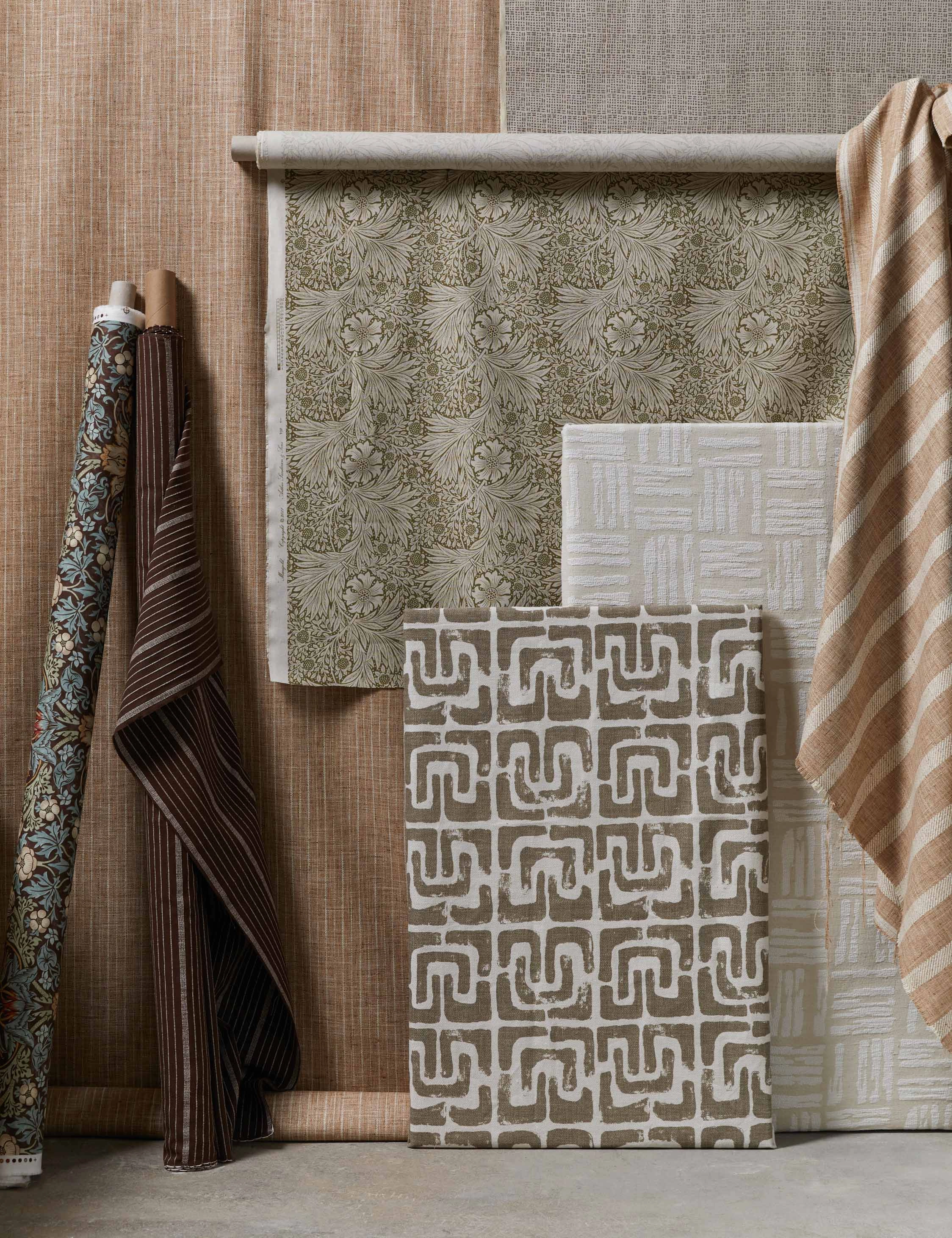 Marigold Linen Blend Fabric by Morris & Co.