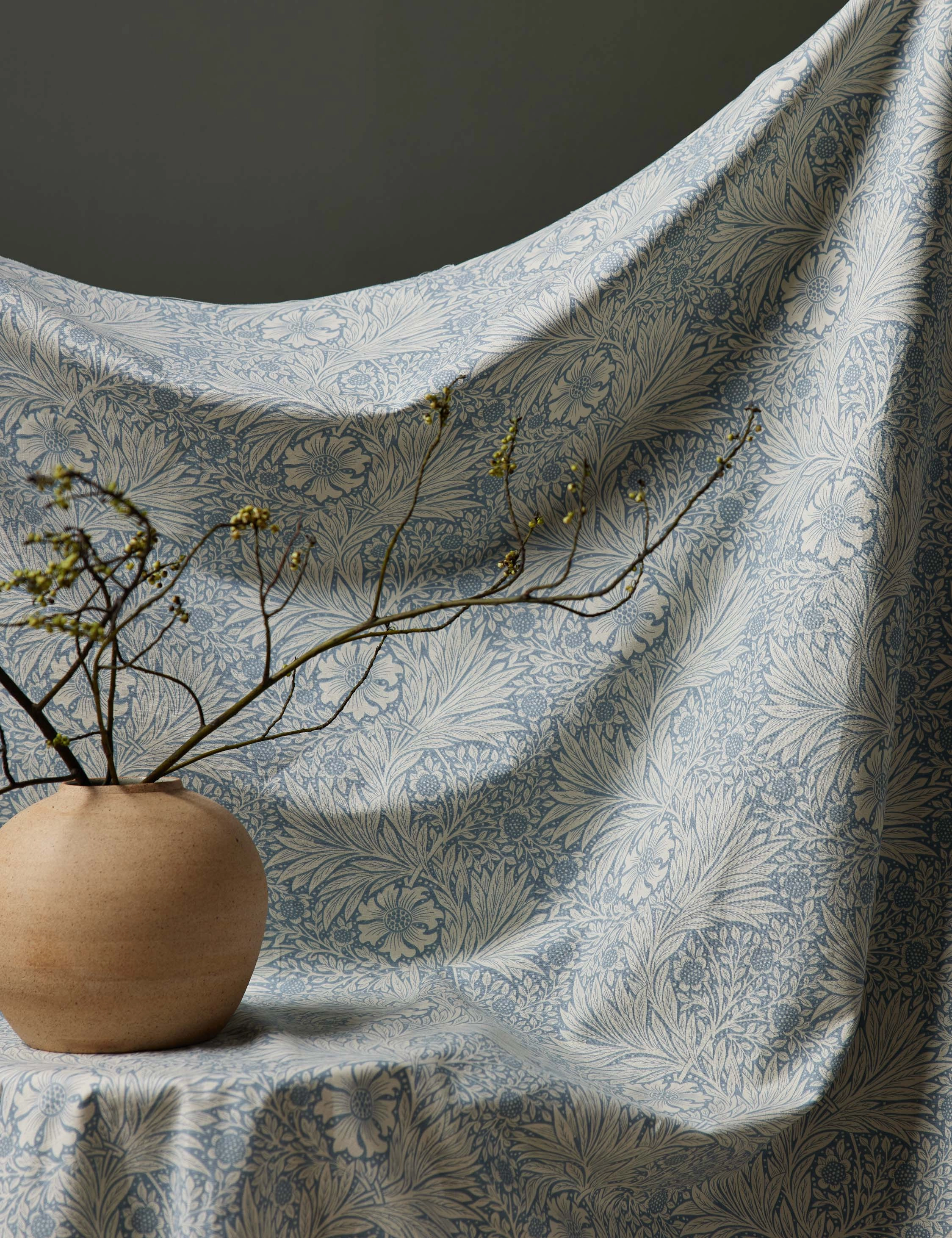 Marigold Linen Blend Fabric by Morris & Co. 