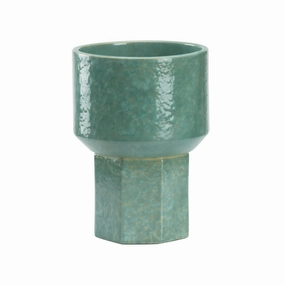 Markus Vase in Marine Reactive Glaze 