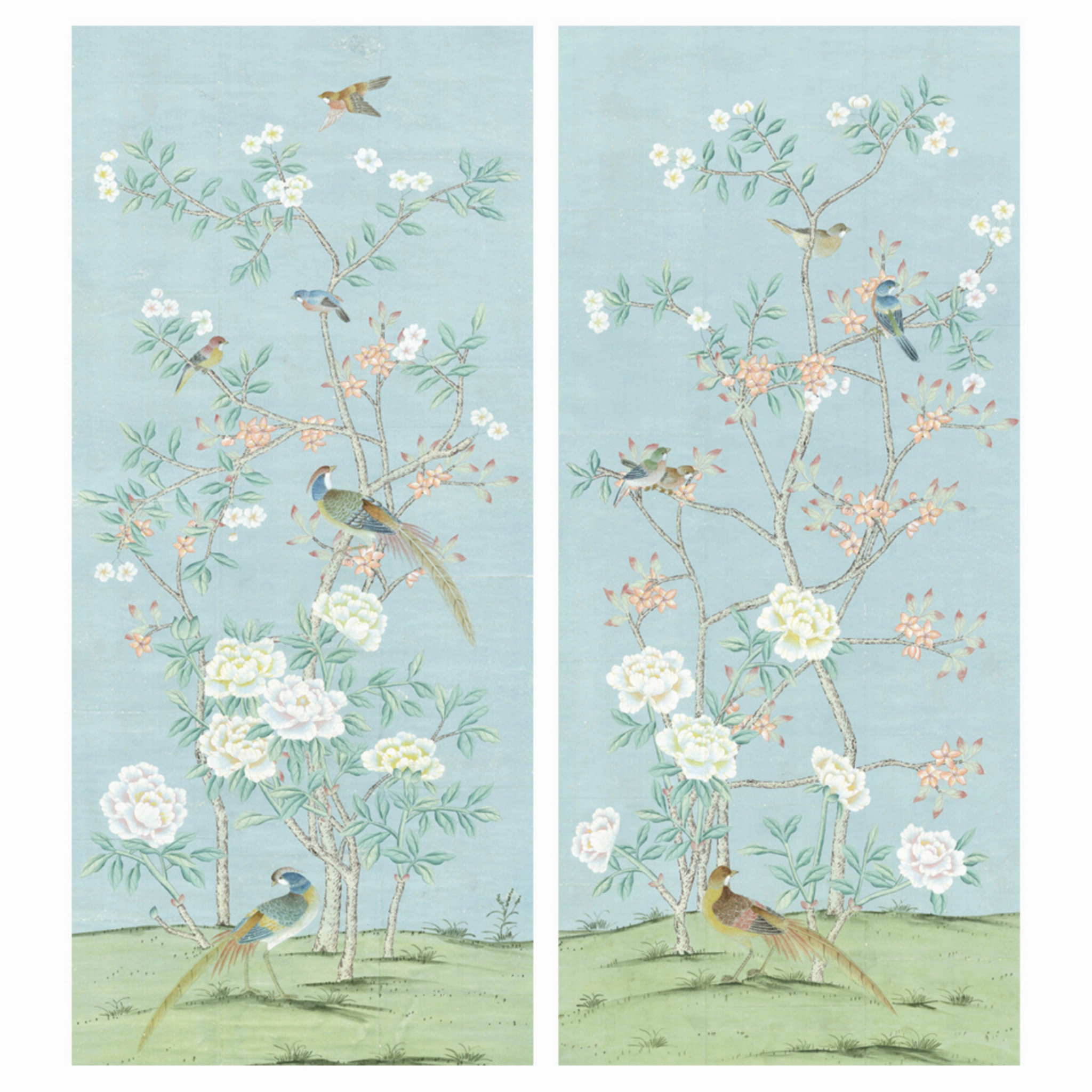 Maysong Chinoiserie Wall Art Panels