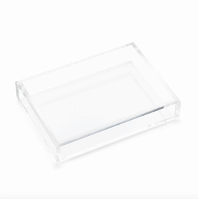 Medium Acrylic Tray in Ice Grey 