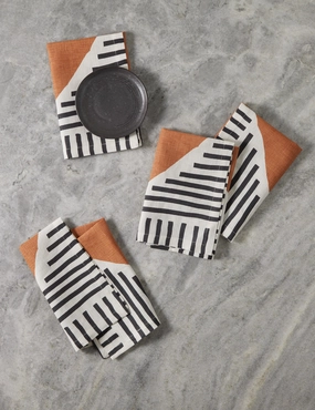 Meridian Linen Napkins by Hadiya Williams 