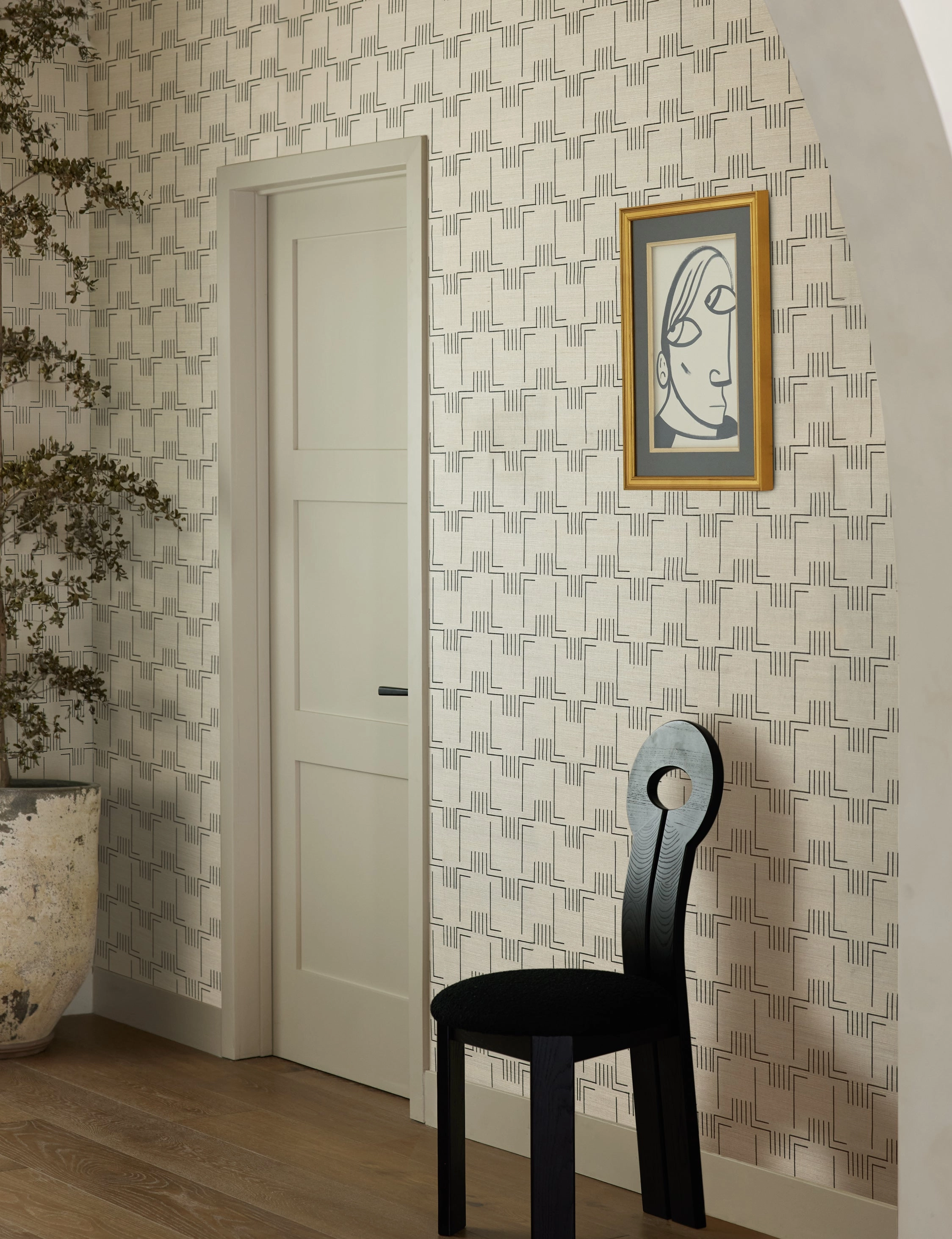 Mesa Grasscloth Wallpaper by lan Byrd