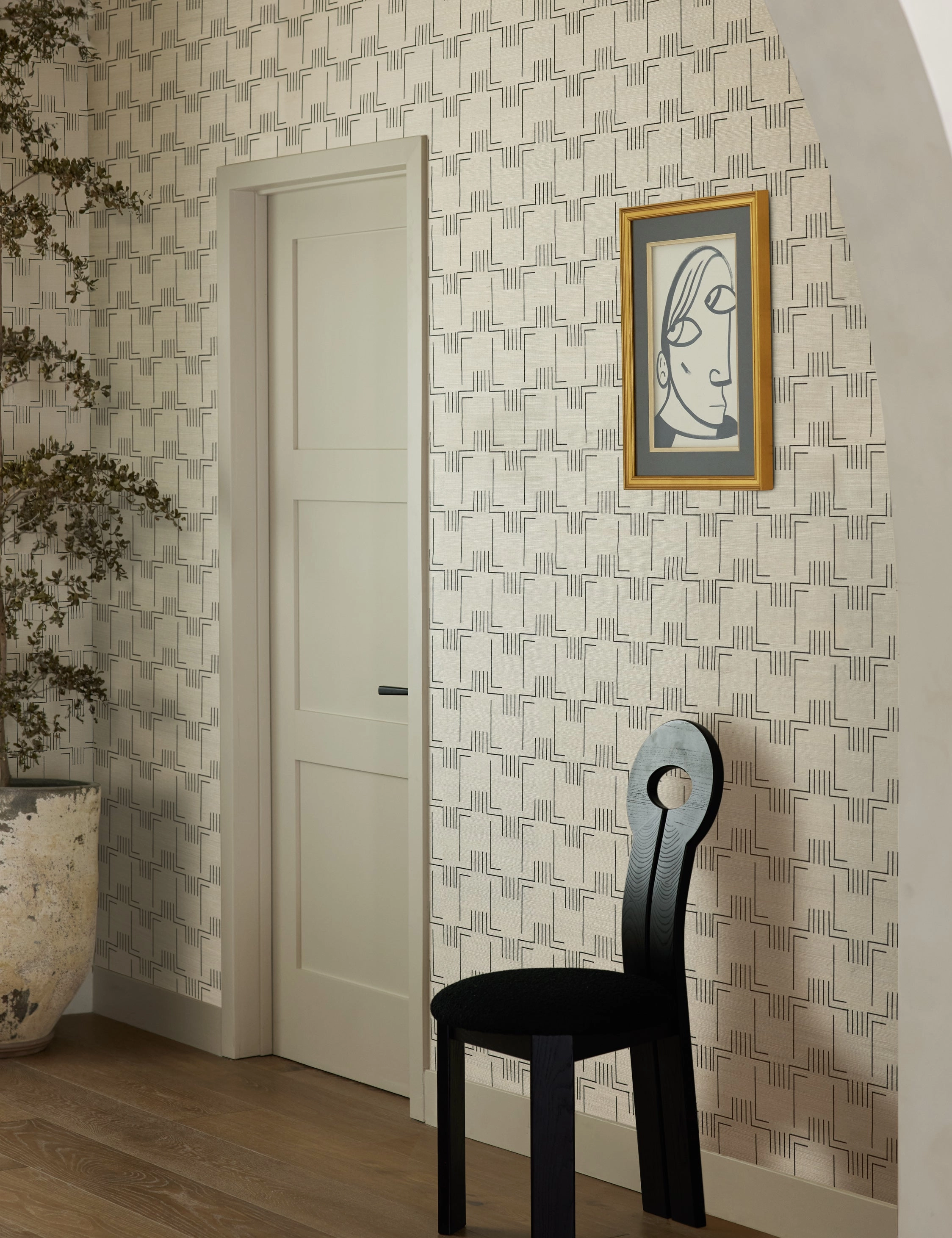 Mesa Grasscloth Wallpaper by lan Byrd