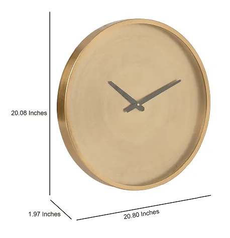 Metallica - Wall Clock Gold