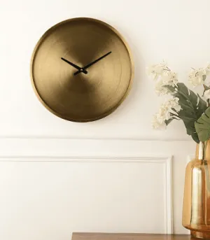 Metallica - Wall Clock Gold 