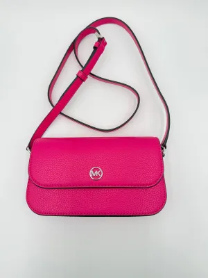 Michael Kors Bags Crossbody Designer By Michael Kors In Pink & Silver, Size:Medium