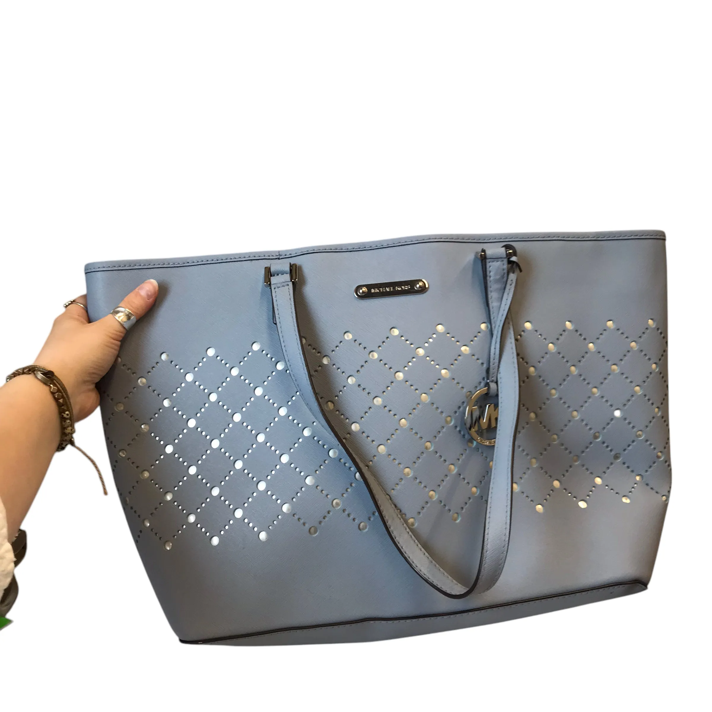 Michael Kors Bags Handbag Designer By Michael Kors In Blue, Size:Large