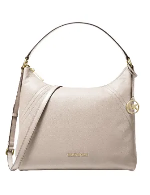 Michael Michael Kors Aria Pebble Leather Shoulder Bag Michael Kors Bags
