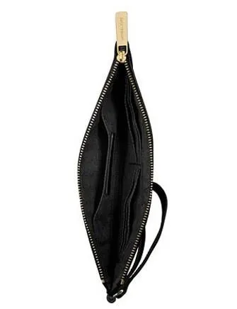 Michael Michael Kors Bedford Large Pebbled Leather Zip Top Clutch Michael Kors Bags