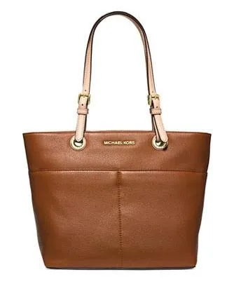 Michael Michael Kors Bedford Leather Zip Pocket Tote Michael Kors Bags