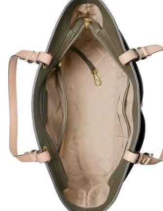 Michael Michael Kors Bedford Pebble Leather Pocket Tote Michael Kors Bags
