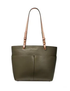 Michael Michael Kors Bedford Pebble Leather Pocket Tote Michael Kors Bags