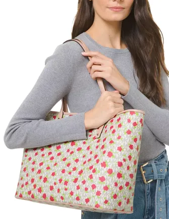 Michael Michael Kors Carter Large Floral Open Tote Michael Kors Bags