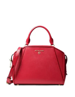 Michael Michael Kors Cleo Small Saffiano Leather Satchel Michael Kors Bags