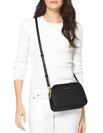 Michael Michael Kors Crossgrain Leather Double Zip Crossbody Michael Kors Bags