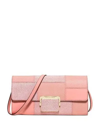 Michael Michael Kors Cynthia Large Patchwork Clutch Michael Kors Bags