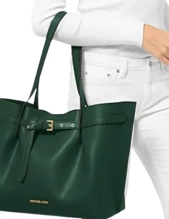Michael Michael Kors Emilia Large Pebbled Leather Tote Bag Michael Kors Bags