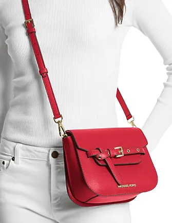 Michael Michael Kors Emilia Small Leather Crossbody Bag Michael Kors Bags