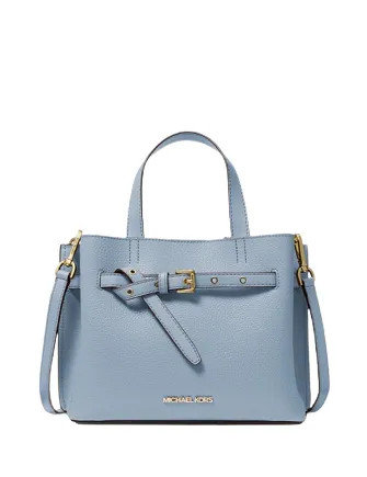 Michael Michael Kors Emilia Small Pebbled Leather Satchel Michael Kors Bags