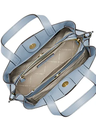 Michael Michael Kors Emilia Small Pebbled Leather Satchel Michael Kors Bags