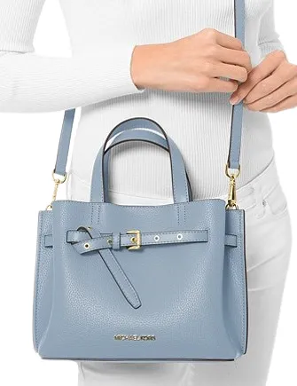 Michael Michael Kors Emilia Small Pebbled Leather Satchel Michael Kors Bags