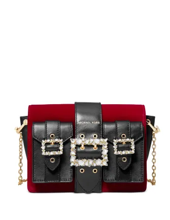 Michael Michael Kors Hayden Medium Leather Pocket Messenger Michael Kors Bags