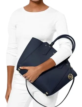Michael Michael Kors Hayes Pebble Leather Tote Michael Kors Bags