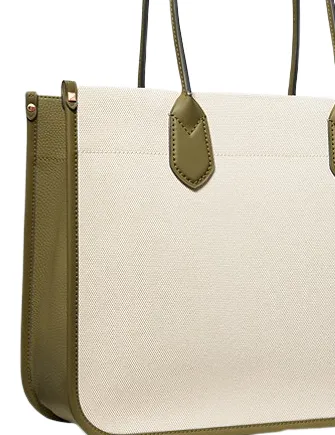 Michael Michael Kors Heidi Large Stripe Canvas Tote Bag Michael Kors Bags