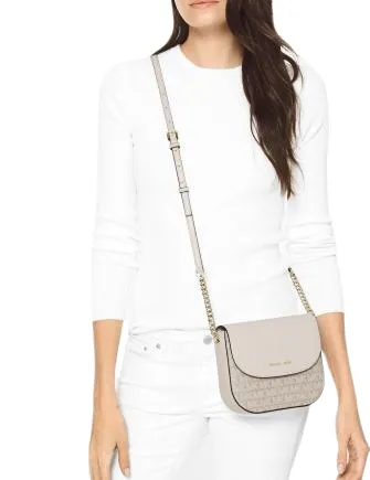 Michael Michael Kors Jacquard Signature Dome Crossbody Michael Kors Bags