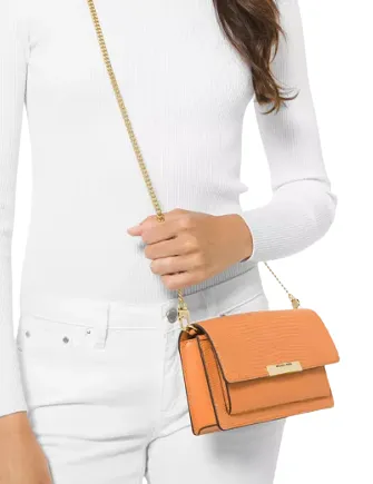 Michael Michael Kors Jade Extra Small Leather Wallet Crossbody Michael Kors Bags