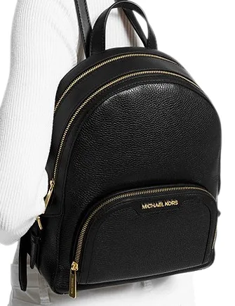 Michael Michael Kors Jaycee Medium Pebbled Leather Backpack Michael Kors Bags