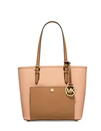 Michael Michael Kors Jet Set Item Medium Snap Pocket Tote Michael Kors Bags