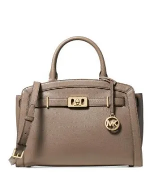 Michael Michael Kors Karson Pebble Leather Satchel Michael Kors Bags