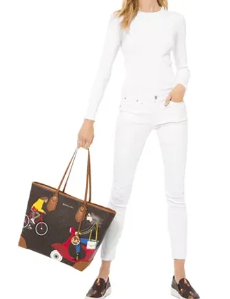 Michael Michael Kors Leather Eva Tote Michael Kors Bags