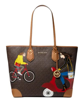 Michael Michael Kors Leather Eva Tote Michael Kors Bags