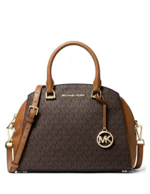Michael Michael Kors Maxine Signature Logo Dome Satchel Michael Kors Bags