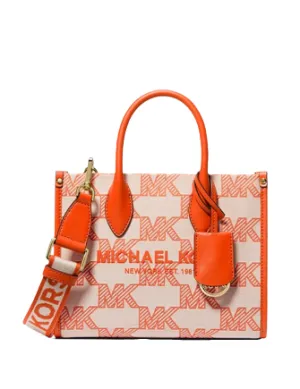Michael Michael Kors Mirella Small Logo Jacquard Crossbody Bag Michael Kors Bags
