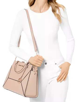 Michael Michael Kors Prism Saffiano Leather Satchel Michael Kors Bags