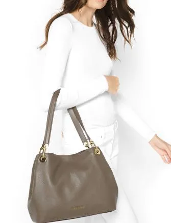 Michael Michael Kors Raven Pebble Leather Tote Michael Kors Bags